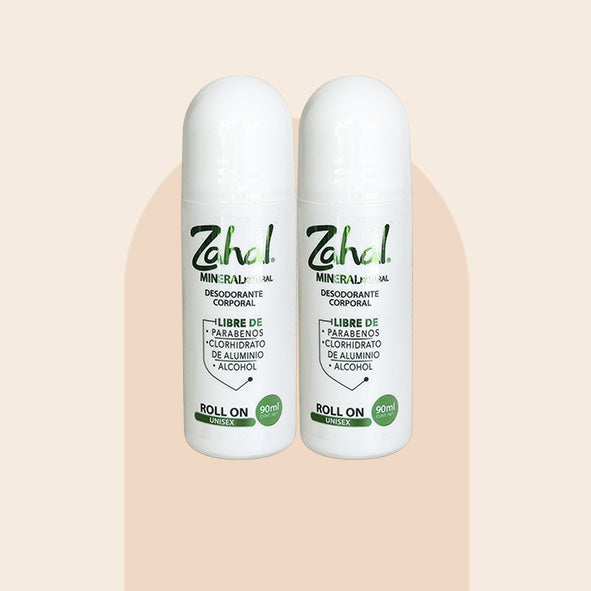 Desodorante Natural de piedra de alumbre Roll on, Unisex 90 ml