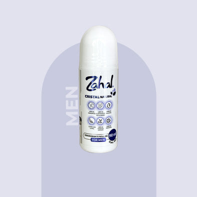 Desodorante Natural de piedra de alumbre Roll on, for Men 90 ml