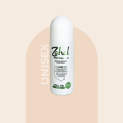 Desodorante Natural de piedra de alumbre Roll on, Unisex 90 ml