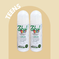 Desodorante Natural de Piedra de Alumbre ZAHAL Roll On Teens  90 ml – Sin Clorhidrato de Aluminio, Sin Alcohol, Sin Fragancia, Sin Parabenos – Con Aloe Vera – Vegano, Orgánico, No Tóxico, pH Neutro
