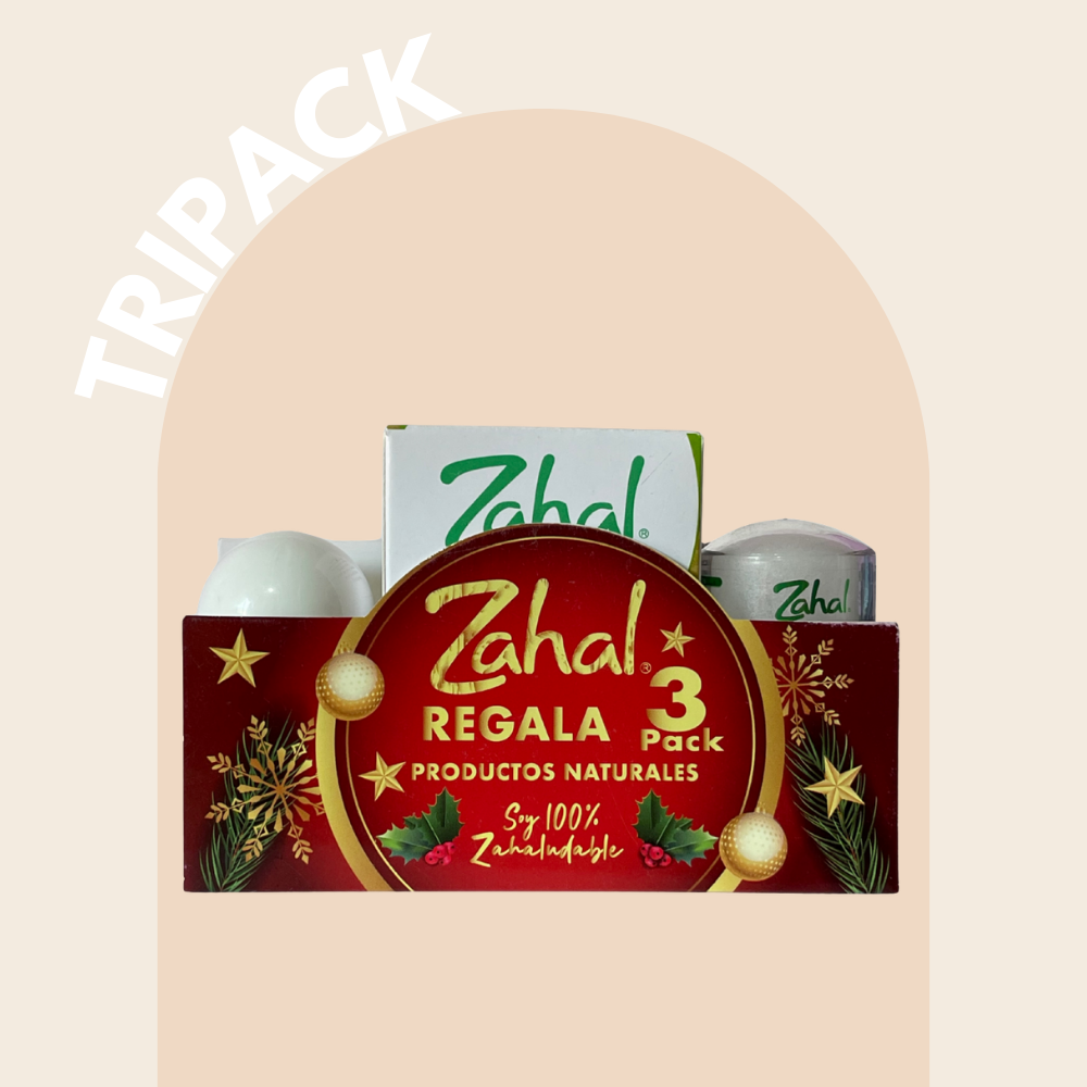 TRIO Pack Navideño Jabon arbol de té + Piedra 60 g + Roll on unisex 30 ml