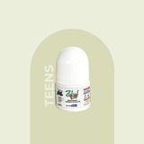 Desodorante Natural de piedra de alumbre Roll on, teens con aroma 30 ml